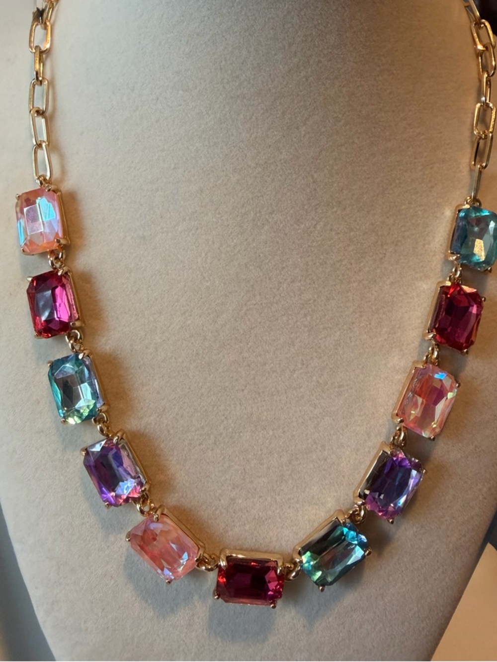 The Dazzle Boutique by Lisa’s Dazzle Deals - Gold Link Chain Multi-colored JC